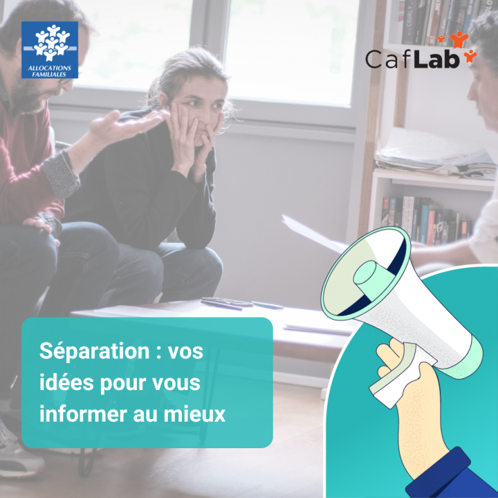 Photo d'un couple assis dialoguant avec un professionnel.