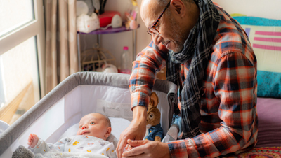 papa et bébé