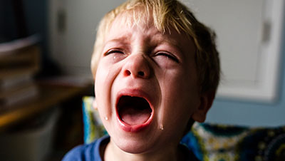 bébé crises de colère