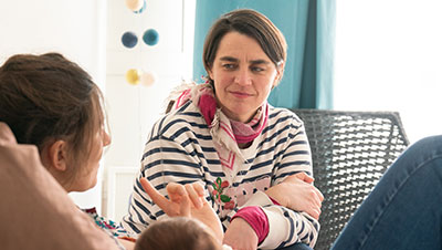 sage femme a l'écoute