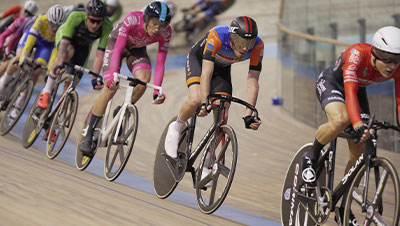 Dorian Foulon qui fait la course dans le peloton de tête !