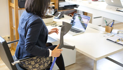 travailleuse en situation de handicap