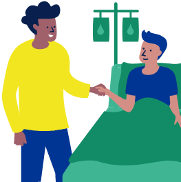 enfant à l'hôpital