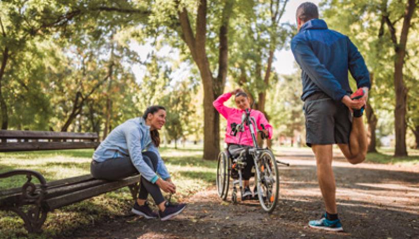 personne faisant du sport