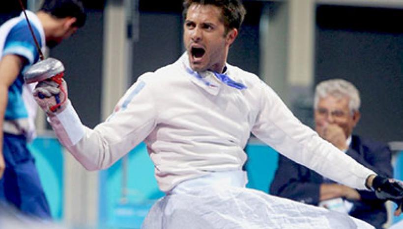 Cyril Moré, quintuple champion paralympique d'escrime