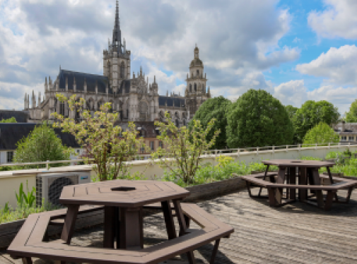 Toit-Terrasse de la Caf de l'Eure 