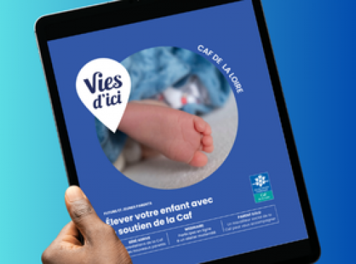 Caf de la Loire - encart Vies de famille - janvier 25